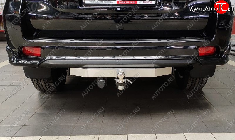 22 399 р. Фаркоп (тягово-сцепное устройство) TCC (Black Onyx)  Toyota Land Cruiser Prado  J150 (2020-2024) 3-ий рестайлинг (оцинкованный, шар Е, надпись Prado)  с доставкой в г. Набережные‑Челны