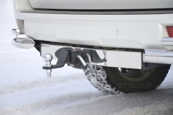 15 249 р. Фаркоп Petroil Tuning (съемный квадрат) Toyota Land Cruiser Prado J150 дорестайлинг (2009-2013)  с доставкой в г. Набережные‑Челны. Увеличить фотографию 2