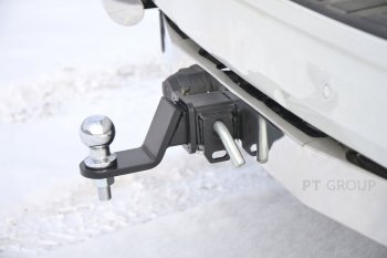 15 249 р. Фаркоп Petroil Tuning (съемный квадрат) Toyota Land Cruiser Prado J150 дорестайлинг (2009-2013)  с доставкой в г. Набережные‑Челны. Увеличить фотографию 3