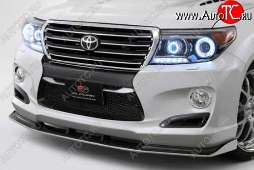 16 649 р. Элерон под передний бампер ELFORD SUV NEO Toyota Land Cruiser 200 1-ый рестайлинг (2012-2015) (Неокрашенная)  с доставкой в г. Набережные‑Челны