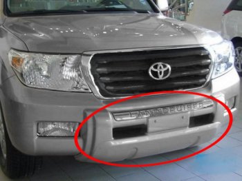 Накладка переднего бампера UNCLE UNITYCOON Toyota Land Cruiser 200 дорестайлинг (2007-2012)