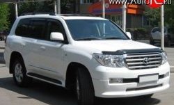 17 299 р. Накладка Goldman на передний бампер Toyota Land Cruiser 200 дорестайлинг (2007-2012) (Неокрашенная)  с доставкой в г. Набережные‑Челны. Увеличить фотографию 2