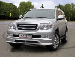 16 649 р. Накладка на передний бампер JAOS Toyota Land Cruiser 200 дорестайлинг (2007-2012) (Неокрашенная)  с доставкой в г. Набережные‑Челны. Увеличить фотографию 4