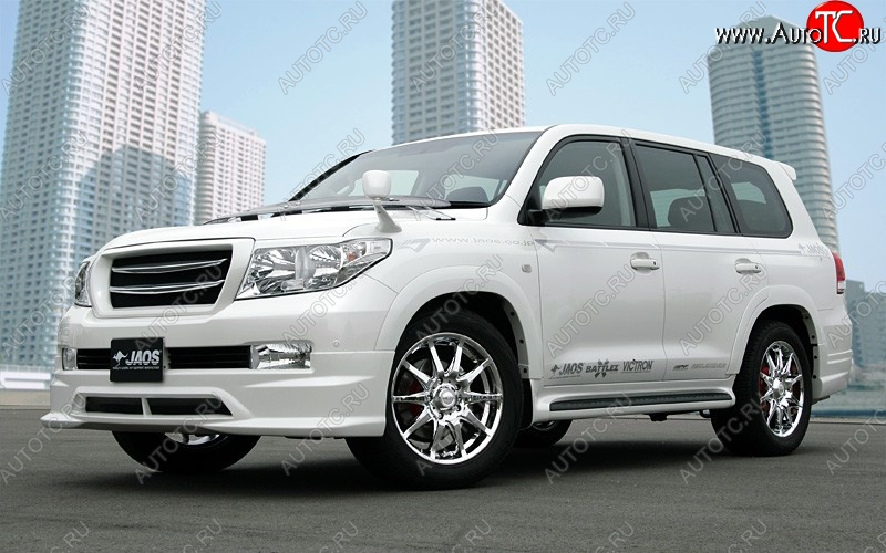 16 649 р. Накладка на передний бампер JAOS Toyota Land Cruiser 200 дорестайлинг (2007-2012) (Неокрашенная)  с доставкой в г. Набережные‑Челны