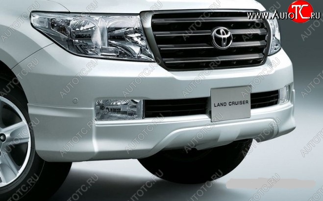 9 299 р. Накладка на передний бампер ORIGINAL Toyota Land Cruiser 200 дорестайлинг (2007-2012) (Неокрашенная)  с доставкой в г. Набережные‑Челны