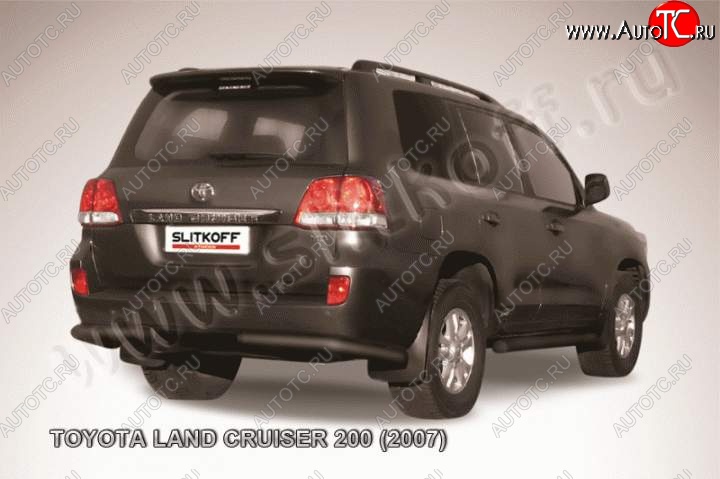 10 999 р. Уголки d76 Toyota Land Cruiser 200 дорестайлинг (2007-2012) (Цвет: серебристый)  с доставкой в г. Набережные‑Челны