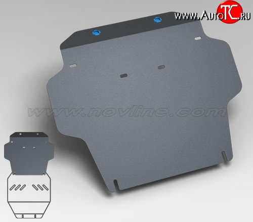 4 999 р. Защита картера двигателя Novline (2008-2009) (4.7/4.5, АКПП, 3 мм) Toyota Land Cruiser 200 дорестайлинг (2007-2012)  с доставкой в г. Набережные‑Челны