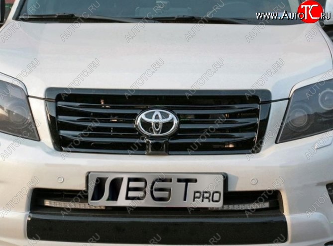 7 499 р. Решётка радиатора ELFORD Style (под камеру) Toyota Land Cruiser Prado J150 дорестайлинг (2009-2013) (Неокрашенная)  с доставкой в г. Набережные‑Челны