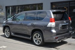 14 099 р. Пластиковые пороги Mz SPEED Toyota Land Cruiser Prado J150 дорестайлинг (2009-2013)  с доставкой в г. Набережные‑Челны. Увеличить фотографию 3