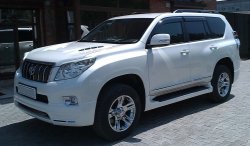 14 099 р. Пластиковые пороги Mz SPEED Toyota Land Cruiser Prado J150 дорестайлинг (2009-2013)  с доставкой в г. Набережные‑Челны. Увеличить фотографию 1