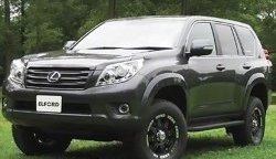 3 489 р. Решётка радиатора Elford Toyota Land Cruiser Prado J150 дорестайлинг (2009-2013) (Неокрашенная)  с доставкой в г. Набережные‑Челны. Увеличить фотографию 6