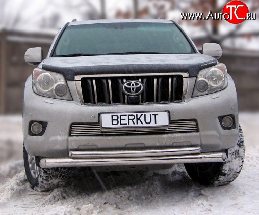 6 599 р. Декоративная вставка воздухозаборника Berkut Toyota Land Cruiser Prado J150 дорестайлинг (2009-2013)  с доставкой в г. Набережные‑Челны