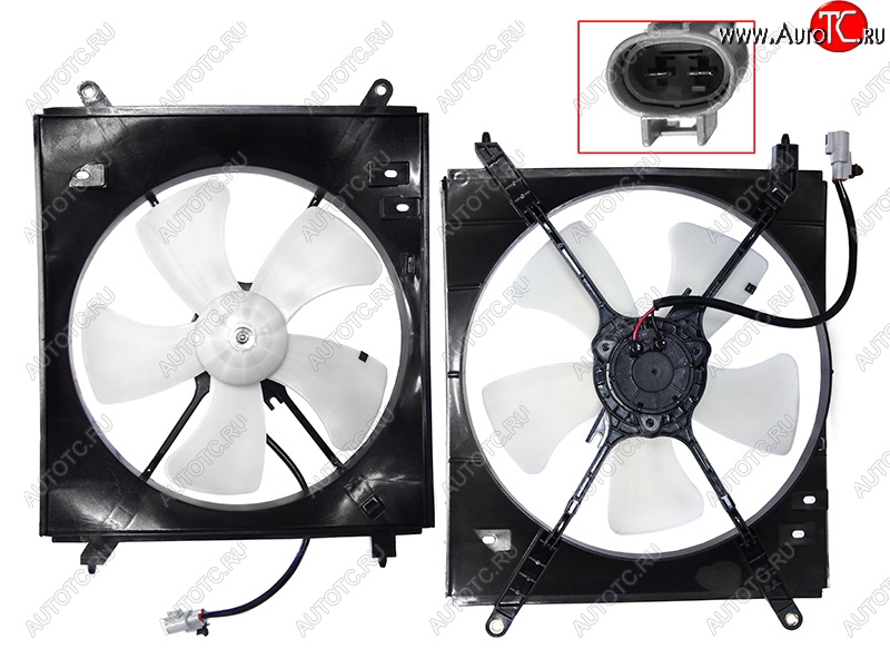 5 549 р. Вентилятор радиатора в сборе (5SFNE/5SFE) SAT Toyota Mark 2 Qualis седан (1997-2002)  с доставкой в г. Набережные‑Челны
