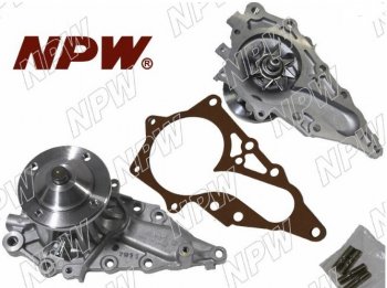 Помпа водяная NPW (2JZG#E, с прокладкой, Япония) Toyota Mark 2 X110 седан дорестайлинг (2000-2002)