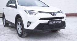 1 939 р. Защитная сетка решетки переднего бампера РА  Toyota RAV4  XA40 (2015-2019) 5 дв. рестайлинг  с доставкой в г. Набережные‑Челны. Увеличить фотографию 2