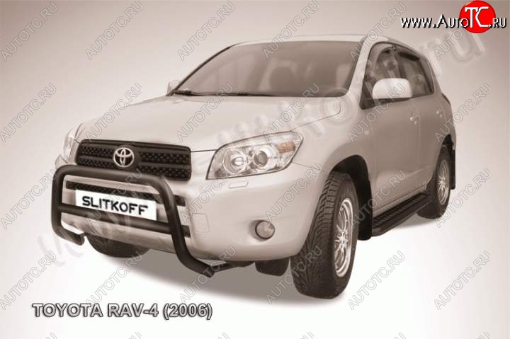 16 999 р. Кенгурятник d57 низкий  Toyota RAV4  XA305 (2005-2009) 5 дв. дорестайлинг (Цвет: серебристый)  с доставкой в г. Набережные‑Челны