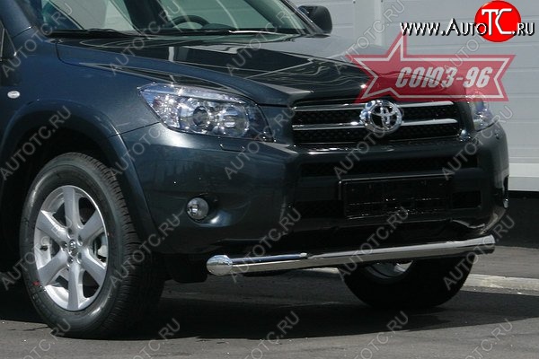 11 159 р. Защита переднего бампера одинарная Souz-96 (d76) Toyota RAV4 XA305 5 дв. дорестайлинг (2005-2009)  с доставкой в г. Набережные‑Челны