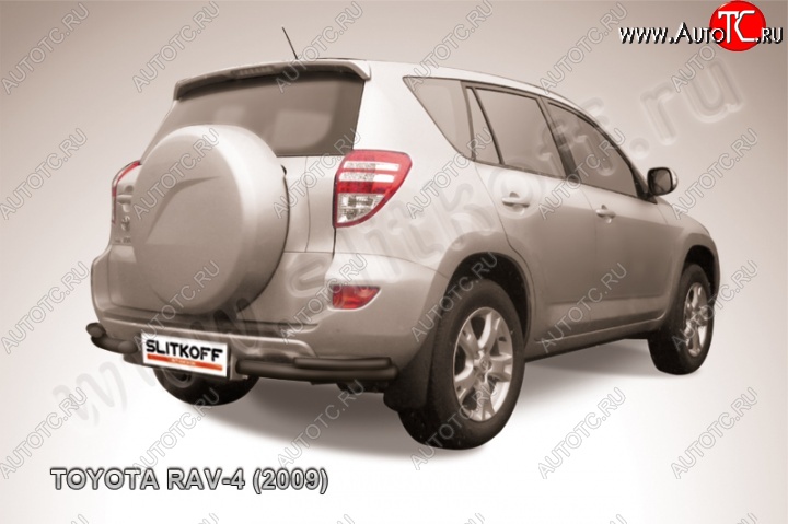 6 999 р. Уголки d57+d42 двойные Toyota RAV4 XA30 5 дв. 1-ый рестайлинг (2008-2010) (Цвет: серебристый)  с доставкой в г. Набережные‑Челны