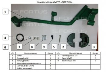 34 749 р. Замок рулевого вала FORTUS (бесштыревой) Toyota RAV4 XA50 5 дв. дорестайлинг (2018-2025)  с доставкой в г. Набережные‑Челны. Увеличить фотографию 3