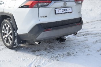 17 499 р. Фаркоп PT GROUP /съемный квадрат/ TOYOTA RAV4 2019-  Toyota RAV4 XA50 5 дв. дорестайлинг (2018-2025)  с доставкой в г. Набережные‑Челны. Увеличить фотографию 4