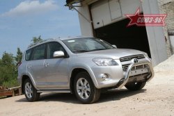 Защита переднего бампера Souz-96 (d76) Toyota RAV4 XA30 5 дв. удлиненный 2-ой рестайлинг (2010-2013)