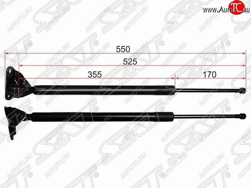 1 029 р. Правый упор крышки багажника SAT (газовый) Toyota RAV4 XA40 5 дв. дорестайлинг (2012-2015)  с доставкой в г. Набережные‑Челны