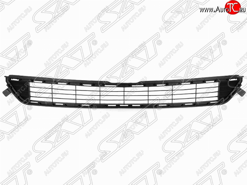969 р. Решетка в передний бампер SAT  Toyota RAV4  XA40 (2012-2015) 5 дв. дорестайлинг (Верхняя)  с доставкой в г. Набережные‑Челны