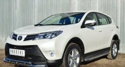 26 399 р. Широкая защита порогов SLITKOFF  Toyota RAV4  XA40 (2012-2015) 5 дв. дорестайлинг  с доставкой в г. Набережные‑Челны. Увеличить фотографию 3