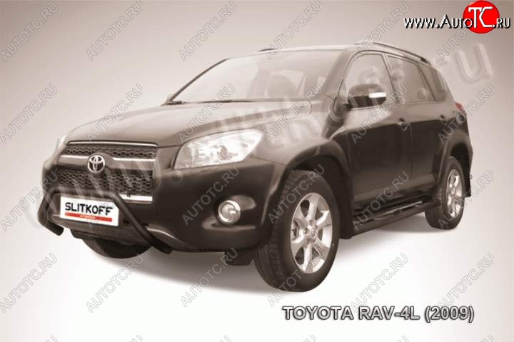 17 899 р. Кенгурятник d57 мини Toyota RAV4 XA30 5 дв. удлиненный 1-ый рестайлинг (2009-2010) (Цвет: серебристый)  с доставкой в г. Набережные‑Челны