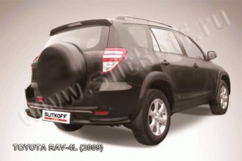 6 449 р. Уголки d57+d42 двойные Toyota RAV4 XA30 5 дв. удлиненный 1-ый рестайлинг (2009-2010) (Цвет: серебристый)  с доставкой в г. Набережные‑Челны. Увеличить фотографию 1