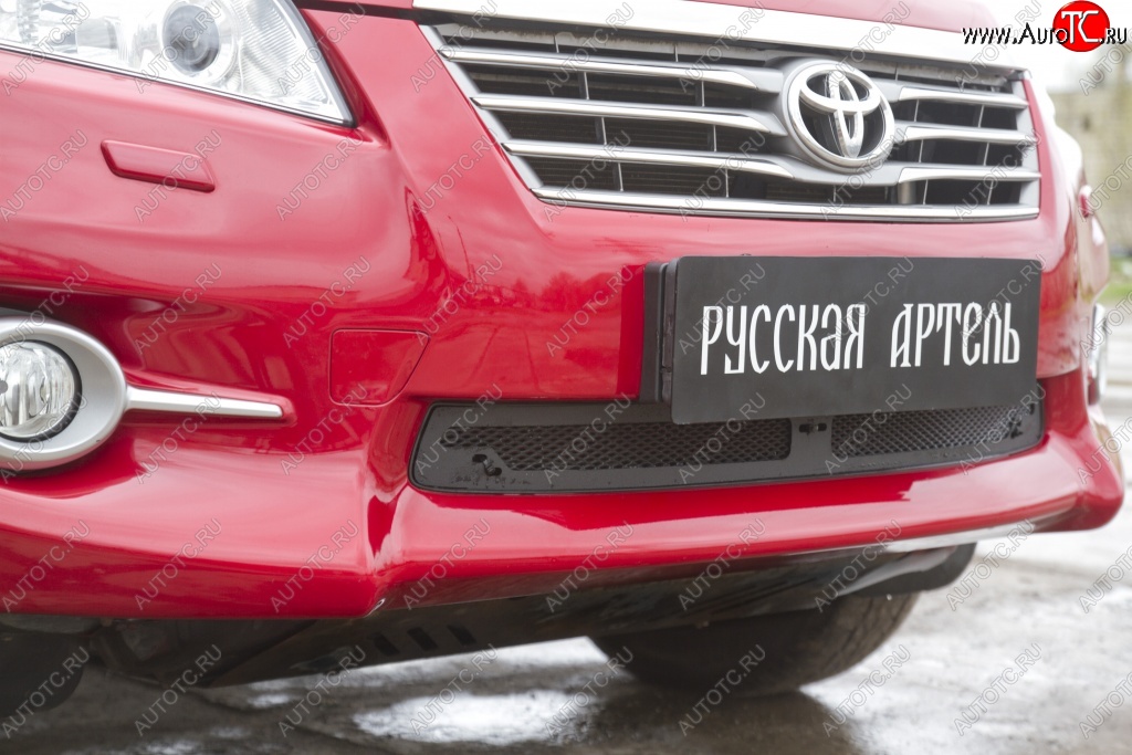 1 349 р. Защитная сетка решетки переднего бампера РА Toyota RAV4 XA30 5 дв. 2-ой рестайлинг (2010-2013)  с доставкой в г. Набережные‑Челны