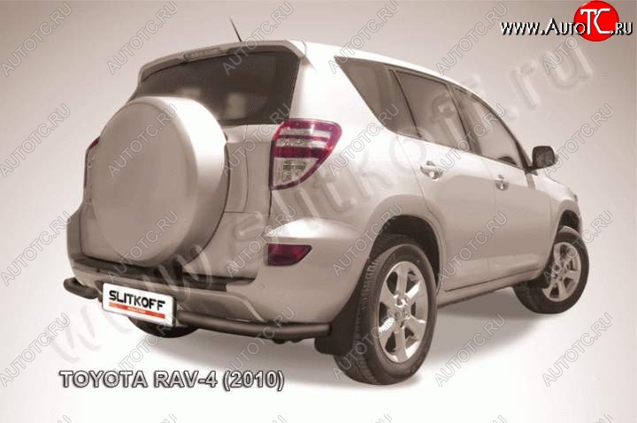 6 349 р. Уголки d57  Toyota RAV4  XA30 (2010-2013) 5 дв. 2-ой рестайлинг (Цвет: серебристый)  с доставкой в г. Набережные‑Челны