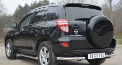 13 949 р. Защита заднего бампера (Ø63 мм, нержавейка) SLITKOFF Toyota RAV4 XA30 5 дв. 2-ой рестайлинг (2010-2013)  с доставкой в г. Набережные‑Челны. Увеличить фотографию 4