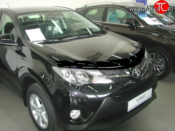 2 879 р. Дефлектор капота NovLine Toyota RAV4 XA40 5 дв. дорестайлинг (2012-2015)  с доставкой в г. Набережные‑Челны