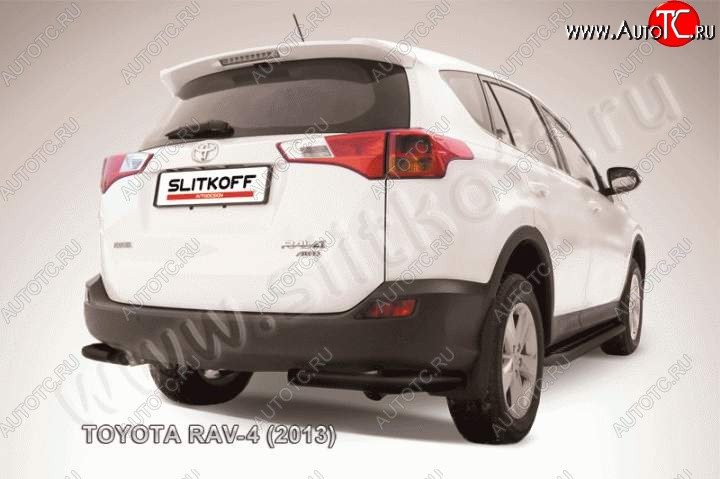 6 849 р. Уголки d57  Toyota RAV4  XA40 (2012-2015) 5 дв. дорестайлинг (Цвет: серебристый)  с доставкой в г. Набережные‑Челны