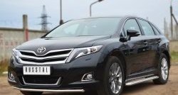 26 999 р. Широкая защита порогов SLITKOFF Toyota Venza GV10 рестайлинг (2012-2016)  с доставкой в г. Набережные‑Челны. Увеличить фотографию 3