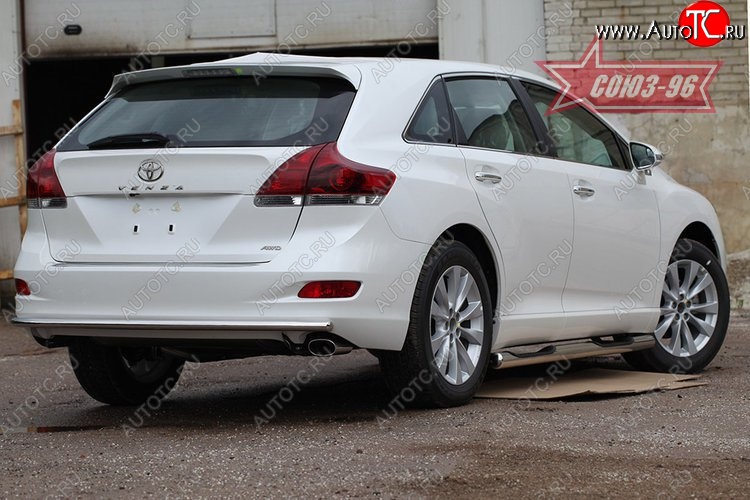 13 409 р. Защита заднего бампера Souz-96 (d42) Toyota Venza GV10 дорестайлинг (2008-2012)  с доставкой в г. Набережные‑Челны