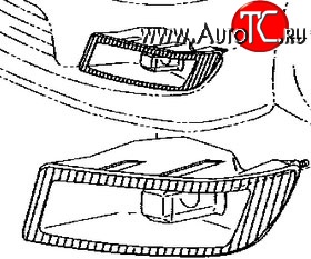 9 599 р. Противотуманная фара левая оригинал Toyota Vios седан (2002-2005)  с доставкой в г. Набережные‑Челны