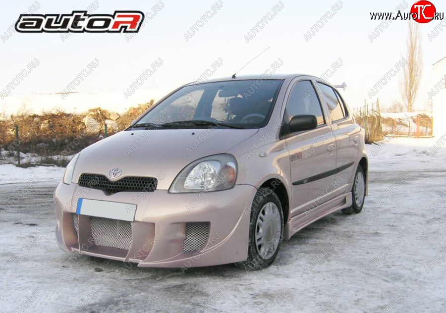 24 999 р. Передний бампер EVO Toyota Yaris XP10 хэтчбэк 5 дв. (1999-2005)  с доставкой в г. Набережные‑Челны