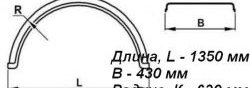 1 699 р. Крыло К-430 (круглое) Master-Plast    с доставкой в г. Набережные‑Челны. Увеличить фотографию 2