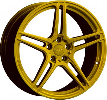 20 749 р. Кованый диск Slik PREMIUM L-726 7.5x17 Lifan 720 (2013-2025) 5x114.3xDIA60.0xET45.0 (Ярко желтый RAL1021 (YELLOW)). Увеличить фотографию 1