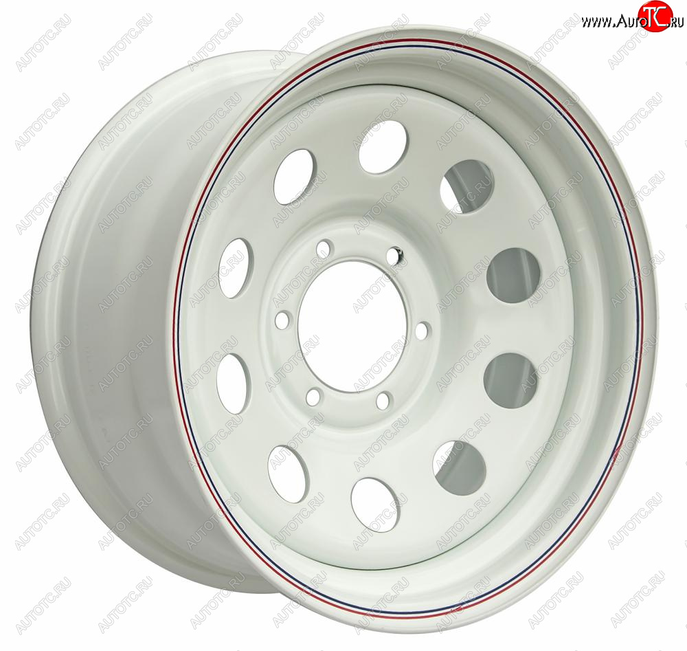 8 449 р. Штампованый диск OFF-ROAD Wheels (стальной усиленный, круг - белый). 8.0 x 17  Nissan Safari  Y61 (1997-1999), Toyota FJ-Cruiser (2006-2018)  с доставкой в г. Набережные‑Челны