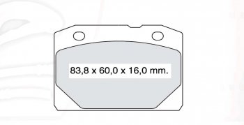 419 р. Колодка переднего дискового тормоза DAFMI INTELLI Лада 2102 (1971-1985)  с доставкой в г. Набережные‑Челны. Увеличить фотографию 2