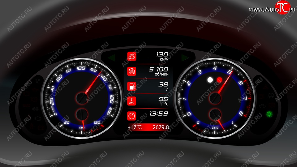 81 999 р. Комбинация приборов Ferrum GF 822S  Лада 2110, 2111, 2112, Калина (1118,  1117,  1119), Калина Спорт (1119), Приора (2170,  2171,  2172,  21728) (Синий ореол)  с доставкой в г. Набережные‑Челны