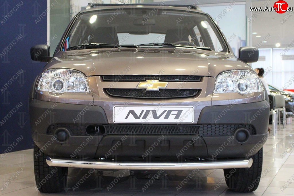 2 199 р. Защитная сетка на бампер Russtal (черная, 3 части)  Chevrolet Niva  2123 (2002-2008), Лада 2123 (Нива Шевроле) (2002-2008)  с доставкой в г. Набережные‑Челны