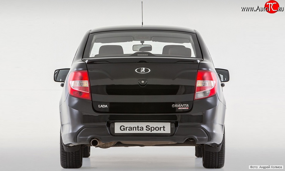 9 799 р. Задний бампер Granta Sport  Лада Гранта  2190 (2011-2017) седан дорестайлинг (Неокрашенный)  с доставкой в г. Набережные‑Челны