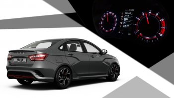 62 999 р. Приборная панель Ferrum GF 940 SPORT Edition Лада Веста 2180 седан дорестайлинг (2015-2023) (С кожаным щитком (строчка красная))  с доставкой в г. Набережные‑Челны. Увеличить фотографию 8