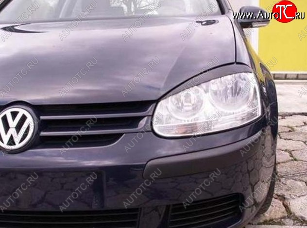 1 649 р. Реснички на фары CT Volkswagen Golf 5 универсал (2003-2009) (Неокрашенные)  с доставкой в г. Набережные‑Челны