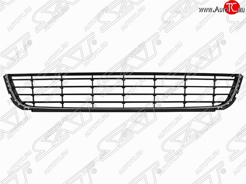 1 289 р. Решётка в передний бампер (с хром молдингом) 5D SAT Volkswagen Golf 6 хэтчбэк 5 дв. (2008-2014)  с доставкой в г. Набережные‑Челны