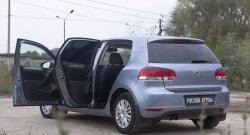 2 749 р. Накладки на порожки RA (комплект)  Volkswagen Golf  6 (2008-2014) хэтчбэк 5 дв.  с доставкой в г. Набережные‑Челны. Увеличить фотографию 2